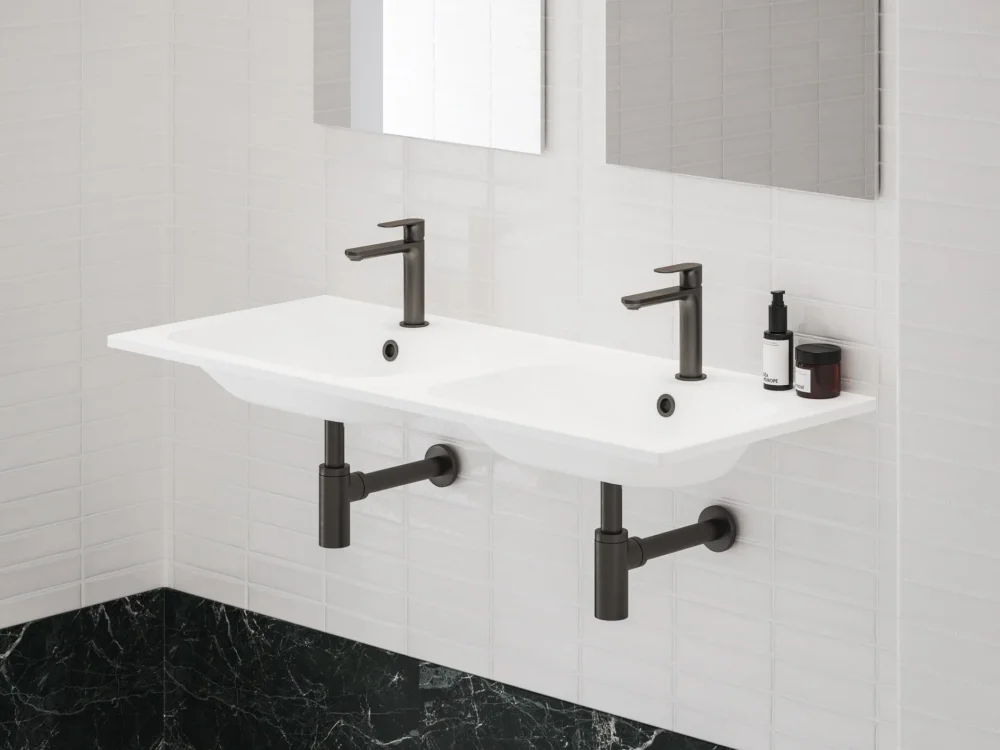 Koupit Online Umyvadlová stojánková baterie Eleganta EL 012.00 - EL 012.20GB Umyvadlová stojánková baterie 170 mm bez výpusti, grafit kartáčovaný X070327