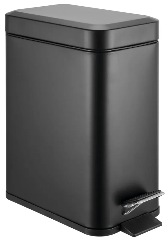 Objednat Nyní Aqualine Simple Line Odpadkový Koš Obdélníkový 5l, černá Mat