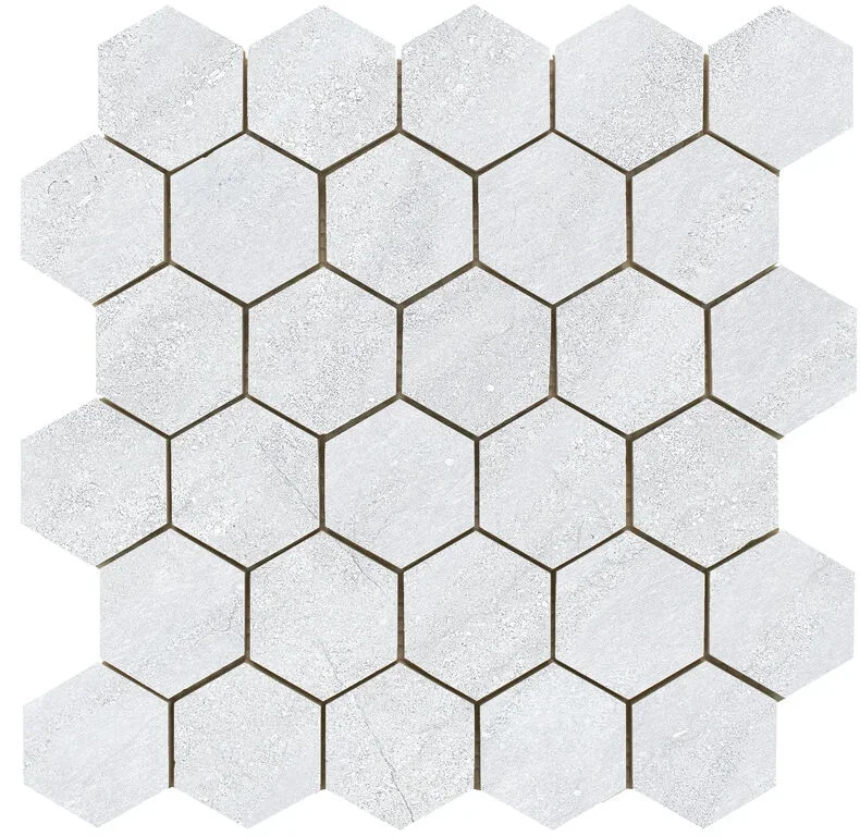 Mozaika jako kámen Cifre Kliff Hexagon White 26x27 Matt. - bílá Oblíbený