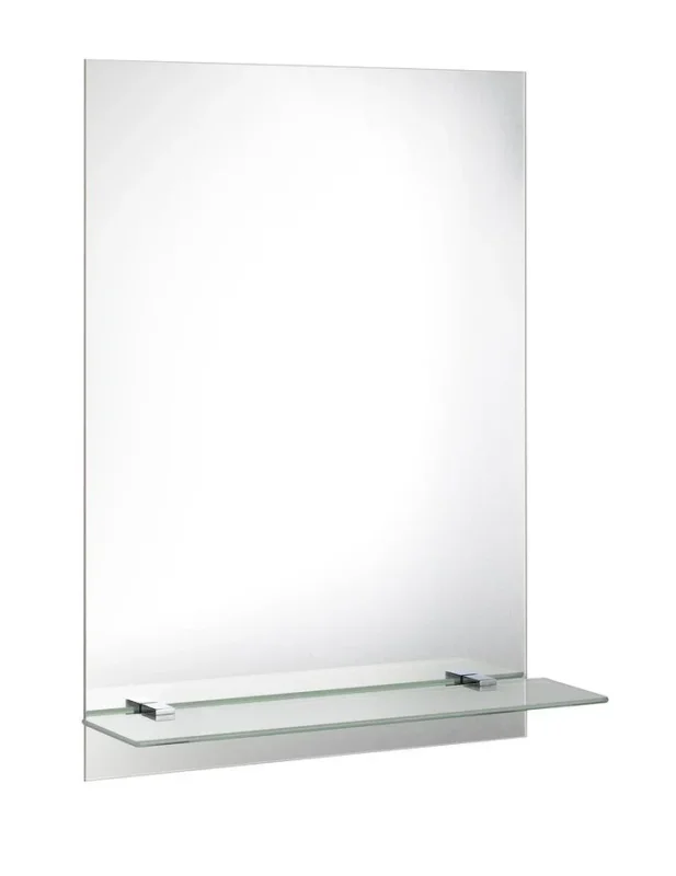 Aqualine Zrcadlo S Otvory Pro Polici 50x70cm, Včetně Závěsů Top Prodej