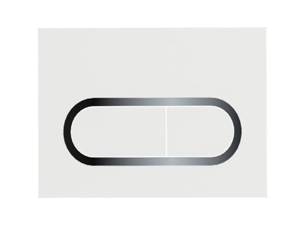 Ovládací tlačítko Chrome - WC tlačítko Chrome, bílá X01455 Tovární Cena