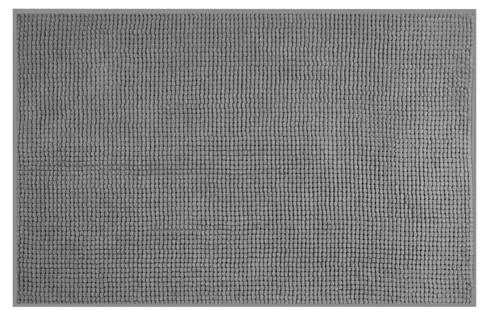 Aqualine Chenill Koupelnová Předložka 50x80cm, 100% Polyester, šedá Poslední Šance