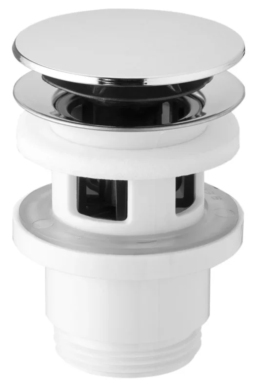 Bruckner Umyvadlová Výpust 5/4“, Click-clack, Velká Zátka, 32-52mm, Abs/chrom Cenová Bomba